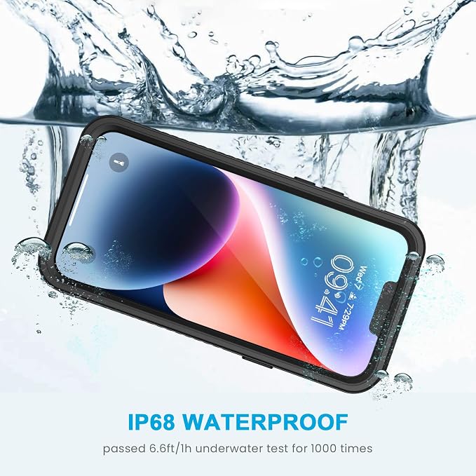 Lanhiem for iPhone 14 Case, IP68 Waterproof Dustproof - Image 2