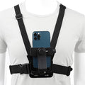 PellKing Mobile Phone Chest Mount Harness Strap Holder Cell Phone Clip Action by PellKing