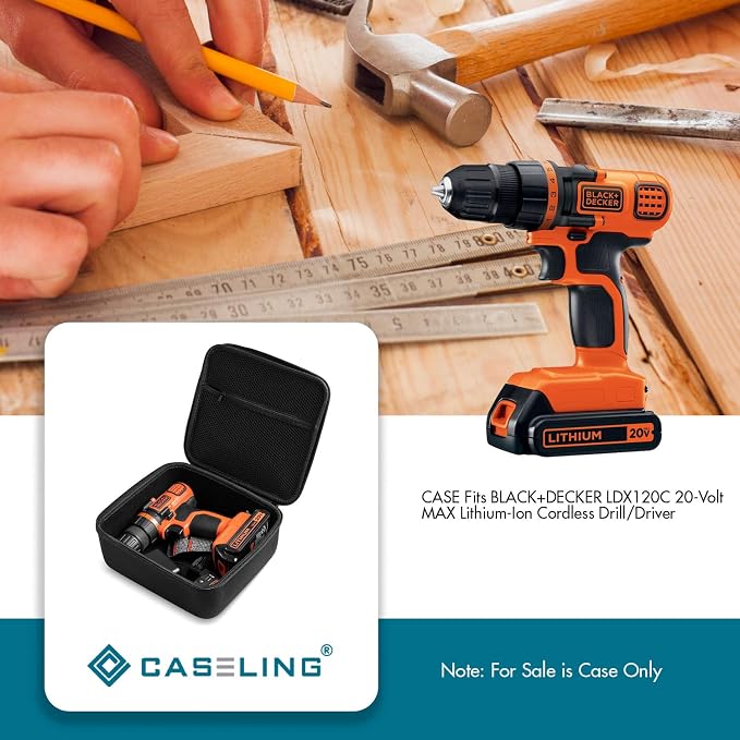 caseling Hard EVA Tool Organizer – 8.67" x 7.8" x 3.5" Protective Travel Case - Image 5