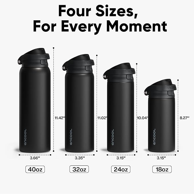 ENCOOL Leakproof Insulated Water Bottle - Image 9