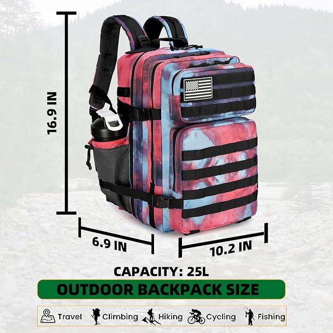 Lovelinks21 25L Tactical Backpack Military Tactical Backpack - Image 2