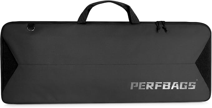 Single Rifle Case Bag, Tactical Padded Soft Gun Case w/MOLLE System, Wide by PERFBAGS