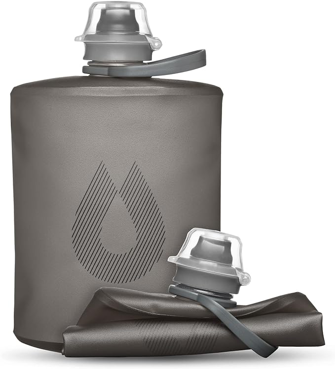HydraPak Stow Collapsible Water Bottle – 350ml, 1L – Ultralight, Leak-Proof by Hydrapak