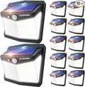 CLAONER Solar Lights Outdoor, Motion Sensor Lights 3 Working Modes by Claoner
