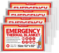 Emergency Thermal Blanket, Mylar Space Blanket Survival Kit by KingtooSize
