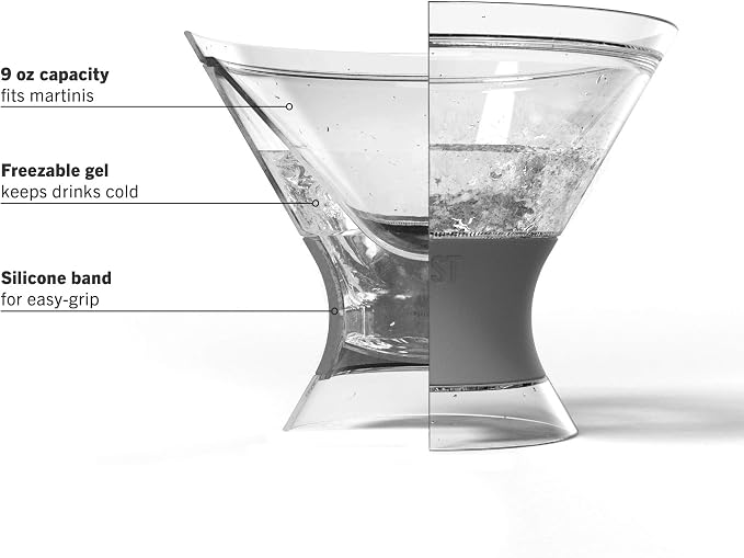 Host Freeze Insulated Martini Cooling Cups - Image 6