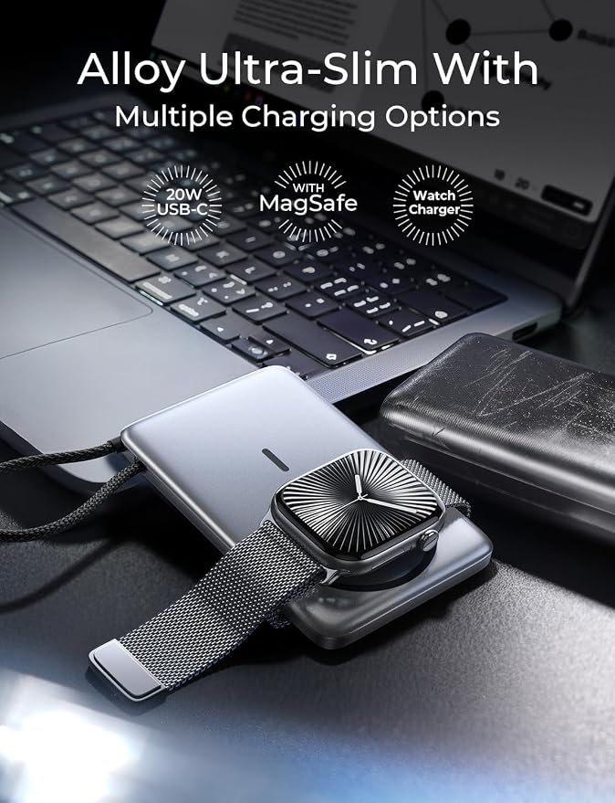 LISEN 0.5'' Ultra Slim MagSafe Power Bank - Image 3