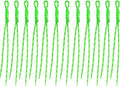 Paracord Keychain Paracord Bag Charm 12pcs Braided Nylon Rope Keychain Cord by Cmidy