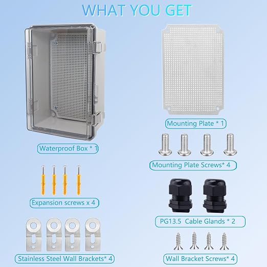 IP67 Waterproof Junction Box, ABS Plastic Electrical Enclosure - Image 6