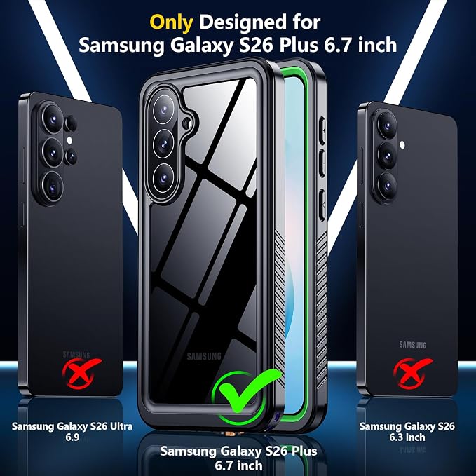 SPIDERCASE for Samsung Galaxy S26 Plus Case, Built-in Lens & Screen Protector - Image 3