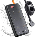 Outdoor Power Strip Weatherproof, IPX6 Waterproof Surge Protector by ZZJPowerStrip
