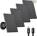 2W Solar Panel for Security Camera Outdoor, USB/USB-C Charger by VUEBEE