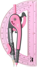 Mr. Pen- Geometry Compass and Protractor Set, 6 Inch Compass, 6 Inch Protractor by MrPen
