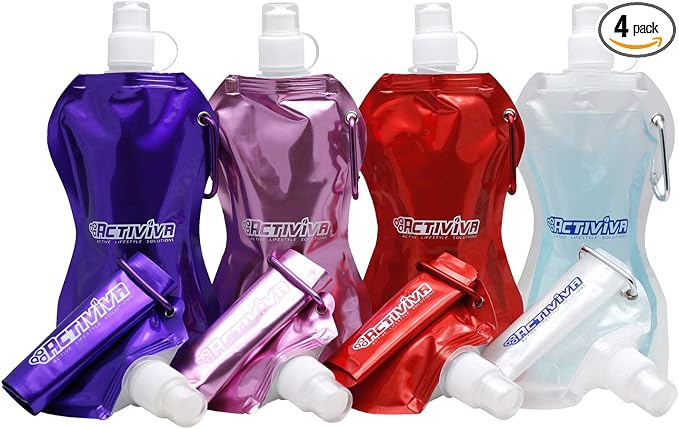 USA Merchant | Collapsible Reusable Water Bottle by The+Premium+Shoppe