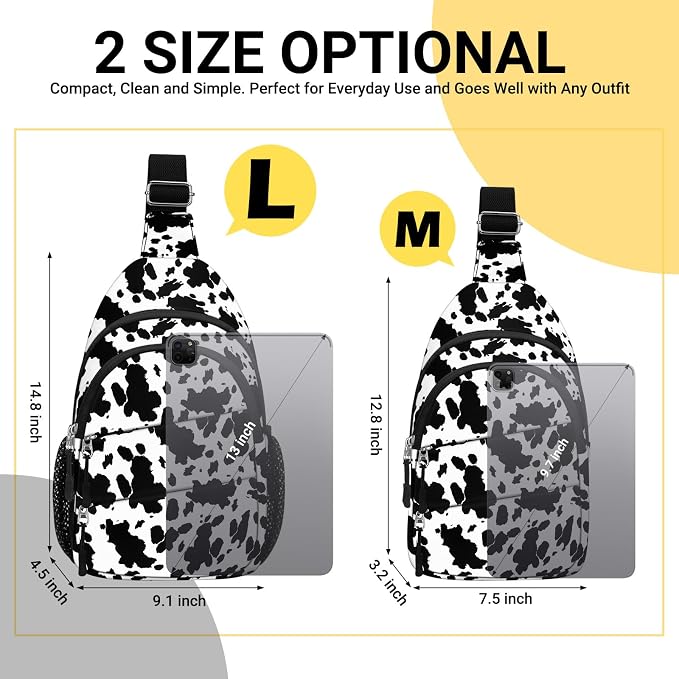 Tuwubi Crossbody Bags for Women, Sling Bag for Men, Small Hiking Backpack Anti - Image 7