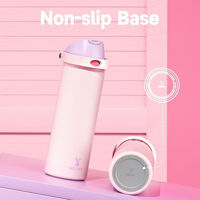 24 oz Insulated Water Bottle for Sports: Meoky Stainless Steel Water Bottle - Image 8