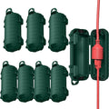 Extension Cord Cover Outdoor, 8 Pack IP54 Water-Resistant Power Cord Protector by CFMASTER