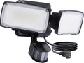 LUTEC 21W Plug in Motion Sensor Light Outdoor, Flood Lights Outdoor Motion by LUTEC