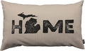 TKS MITLAN Michigan Home State Pillow Covers 12 x 20 Inch Map Home America by TKS+MITLAN