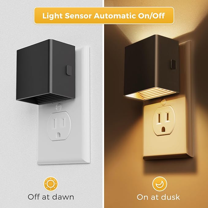 L LOHAS LED Night Light, Night Lights Plug into Wall, Dusk to Dawn Sensor - Image 3