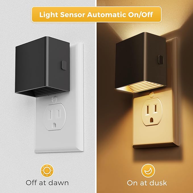 L LOHAS LED Night Lights Plug into Wall, Plug in Night Light - Image 3