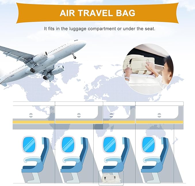 coowoz Travel Backpack For Women Men Airline Approved, Carry On Backpack - Image 4