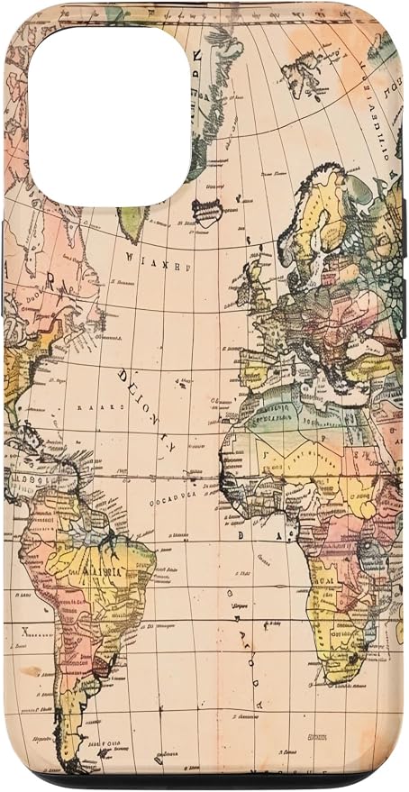 World Map, Old Map of the World Case by Unknown