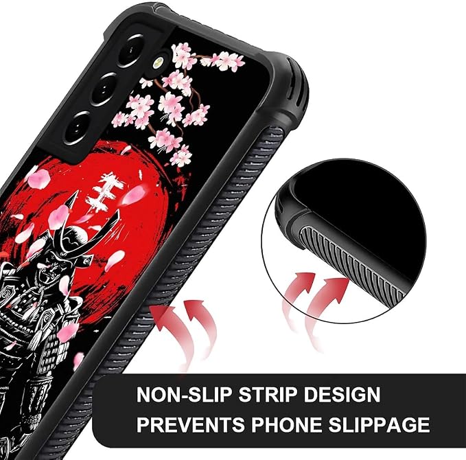 for Samsung Galaxy S21 Plus Case, Sakura Japanese Samurai Pattern Graphic - Image 5