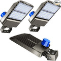 200W LED Parking Lot Light Outdoor, 28000LM Bright Dusk to Dawn Floodlights by BIRITALO