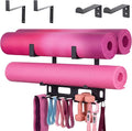 Novabright Gym Storage Rack Resistance Band Rack Multi Purpose Wall Mount by Unknown