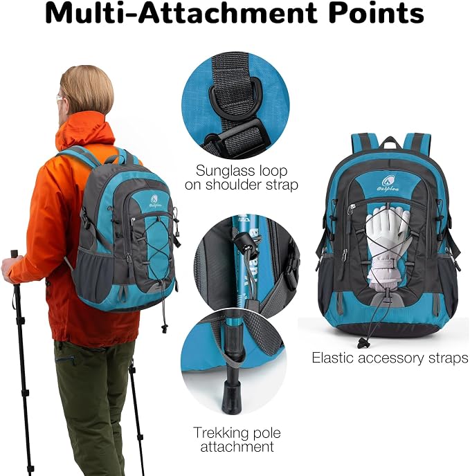 25L Small Hiking Backpack with Chest Strap - Image 6
