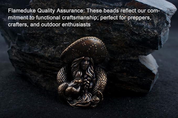 Paracord Beads with Hole for Crafting Survival Knife Lanyard Keychains - Image 5