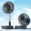 Primevolve Battery Operated Fan, Portable Rechargeable USB Floor Table Desk Fan by Primevolve