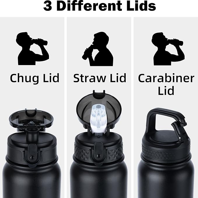 Oldley Insulated Water Bottle 20oz Water Bottles - Image 2