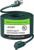 Outdoor Extension Cord Waterproof 100 FT, Flexible 100% Copper 3 Prong by UBOORY