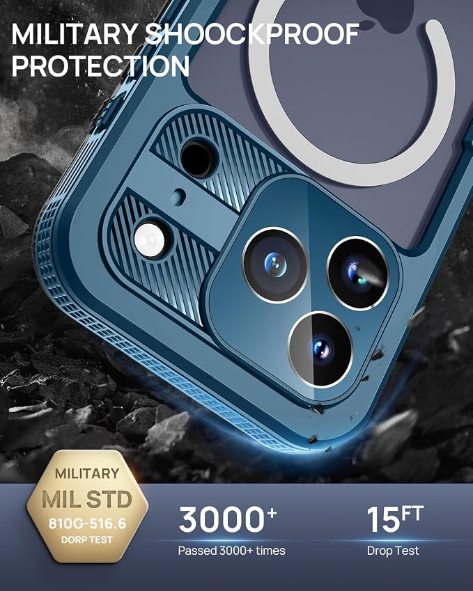 Lanhiem Magnetic for iPhone 17 Pro Max Case, IP68 Waterproof, Compatible - Image 4