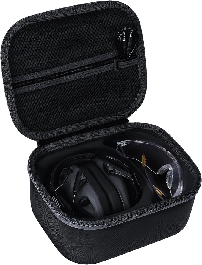 Storage Case Compatible with Walker's Razor Slim Shooting Hearing Protection by Peyyargo