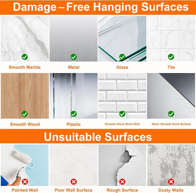 DDMY 100 Pack Heavy Duty Self Adhesive Hooks 50 lbs Transparent Reusable Sticky - Image 7