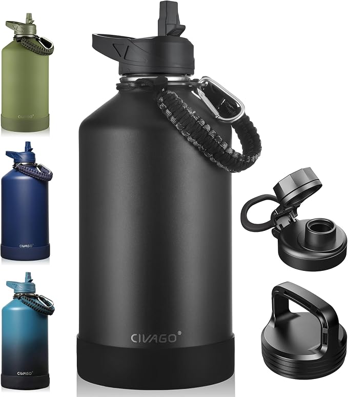 CIVAGO Gallon Insulated Water Bottle Jug by CIVAGO