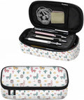 Llama Camels Pencil Case Cactus Alpacas Cacti Plants Animal Pencil Bag Pen by Unknown