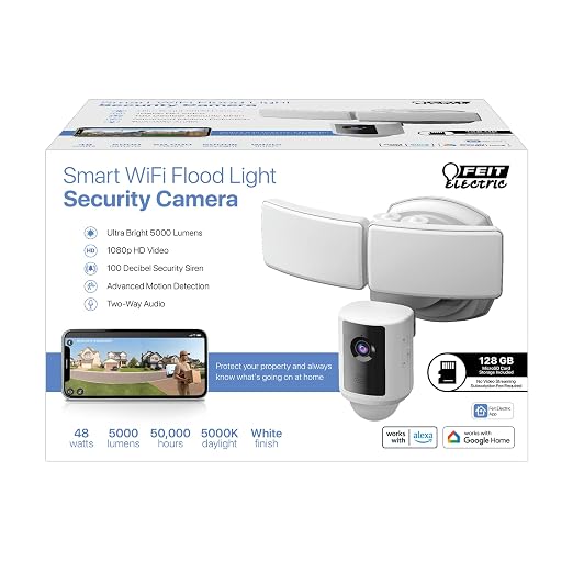 Feit Electric SEC5000/CAM/WIFI Outdoor LED Smart Security Camera - Image 2