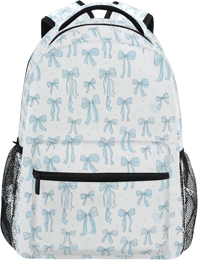 Wamika Coastal Anchor Kids Backpack Nautical Theme Starfish Shell Ocean School by Wamika