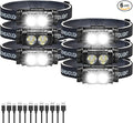 Bud K 6pack Headlamp Rechargeable, 5000L Super Bright Light LED Rechargeable by BUDK