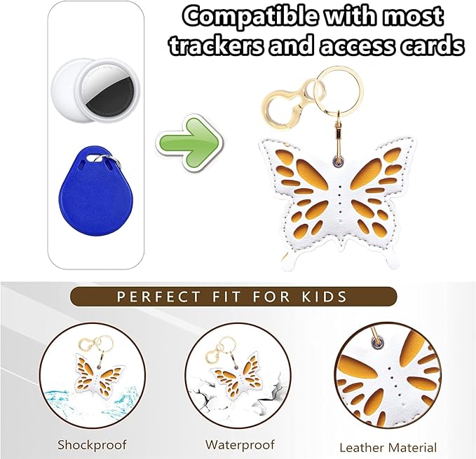 BORKUANA Leather Keychain Holder Case Compatible - Image 4