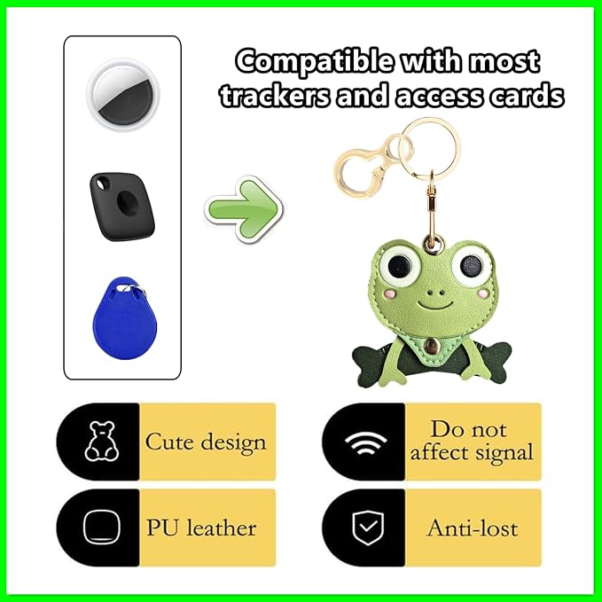 Leather Keychain Holder Case Compatible - Image 3