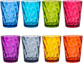 US Acrylic Optix Plastic Reusable Drinking Glasses 14oz Rocks Cups in Jewel by USAcrylic