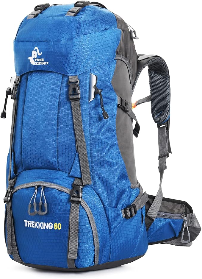 Bseash 60L Waterproof Hiking Camping Backpack by Bseash