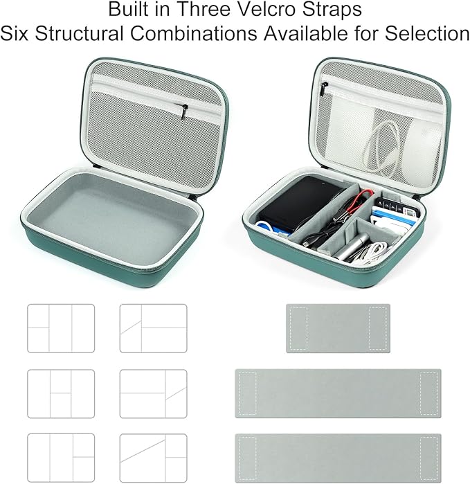 EVA Electronic Accessories Storage Case Large Shockproof Waterproof Storage Bag - Image 3