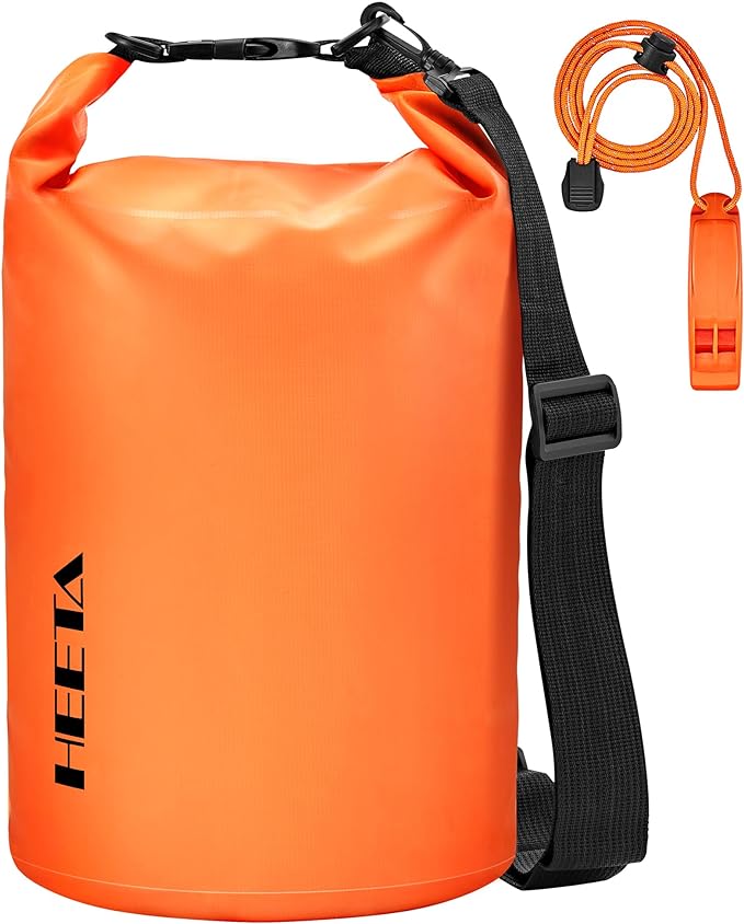HEETA Waterproof Dry Bag for Women Men, 5L/10L/20L/30L/40L Roll Top Lightweight by HEETA