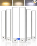 6-Pack Under Cabinet Lighting Wireless, 1800mAh Rechargeable Motion Sensor by AMETHEUS